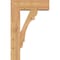 Ekena Millwork Olympic Block Smooth Bracket w/ Offset Brace, Western Red Cedar, 7 1/2"W x 22"D x 34"H BKT0806X22X34OLY05SWR - alternate 4